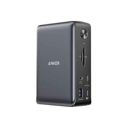 13-in-1 USB-C docking station with multiple ports, triple display support, and simultaneous charging features