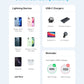 Anker USB-C to Lightning Cable with nylon exterior and high-speed charging compatibility