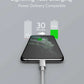 Anker USB-C to Lightning Cable with nylon exterior and fast charging compatibility for iPhone devices