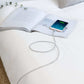 Anker USB-C to Lightning Cable with nylon exterior and high-speed charging compatibility