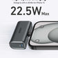 Anker Nano power bank with foldable USB-C connector and two-port high-speed charging, 22.5W output