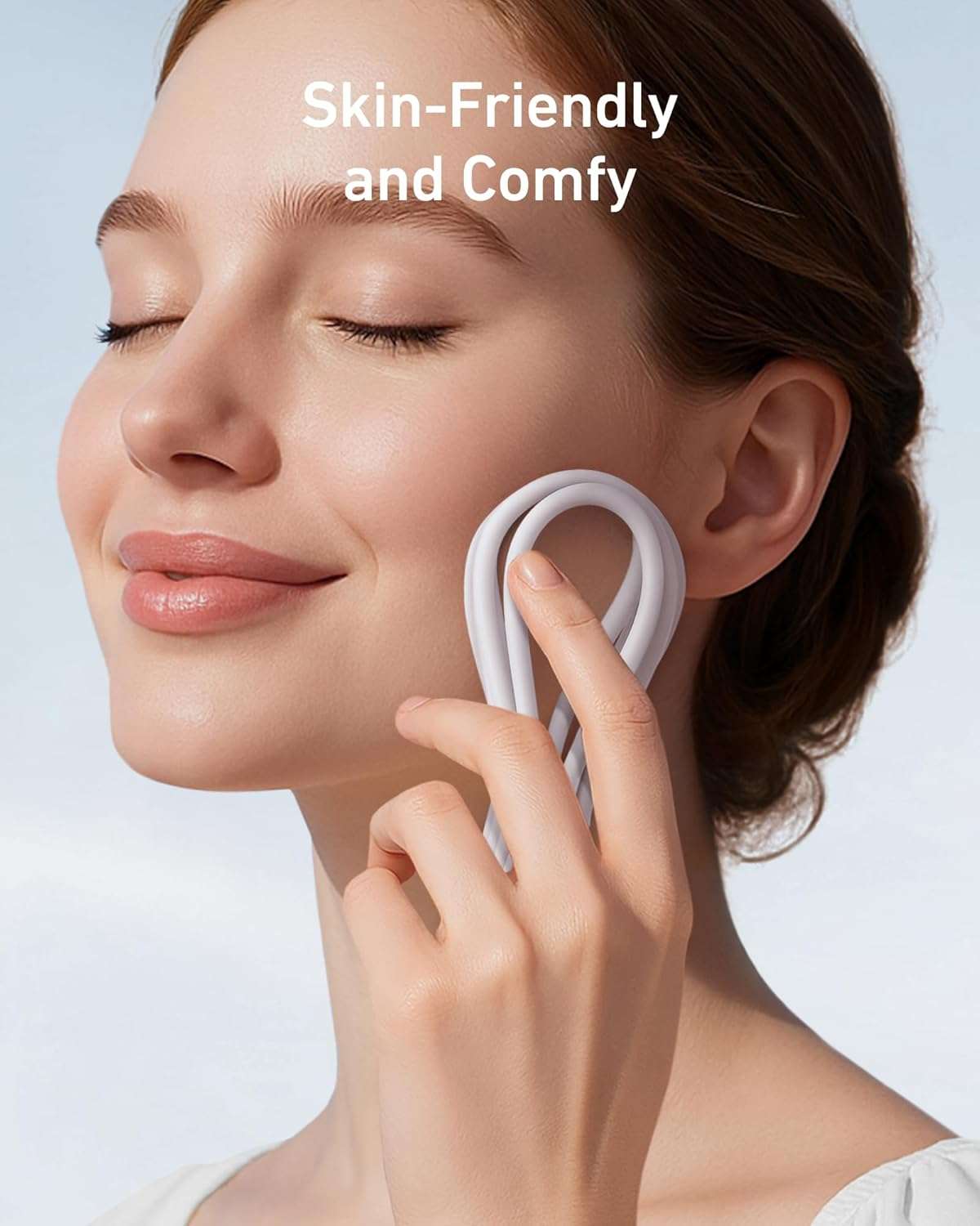 Anker USB-C to USB-C Cable with soft silicone finish, durable 25,000-bend lifespan, tangle-free design, and 100W fast charging capability.