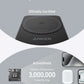 Foldable 3-in-1 wireless charging station with 15W ultra-fast charging for iPhone, AirPods, and Apple Watch