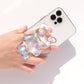 On The Grip Magnetic 3D Gummy Bear Style Expandable Collapsible Mobile Phone Grip Stand Holder for Smartphone Tablet Cell Phone Accessory (Matte Holographic)