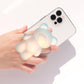 On The Grip Magnetic 3D Gummy Bear Style Expandable Collapsible Mobile Phone Grip Stand Holder for Smartphone Tablet Cell Phone Accessory (Matte Holographic)