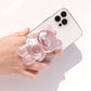 On The Grip Magnetic 3D Gummy Bear Style Expandable Collapsible Mobile Phone Grip Stand Holder for Smartphone Tablet Cell Phone Accessory (Matte Holographic)