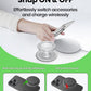 On The Grip Magnetic 3D Gummy Bear Style Expandable Collapsible Mobile Phone Grip Stand Holder for Smartphone Tablet Cell Phone Accessory (Matte Holographic)