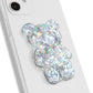 On The Grip Magnetic 3D Gummy Bear Style Expandable Collapsible Mobile Phone Grip Stand Holder for Smartphone Tablet Cell Phone Accessory (Matte Holographic)