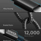 Anker USB-C to Lightning Cable with nylon exterior and MFi certification for fast charging and durability
