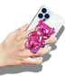 On The Grip Magnetic 3D Gummy Bear Style Expandable Collapsible Mobile Phone Grip Stand Holder for Smartphone Tablet Cell Phone Accessory (Matte Holographic)