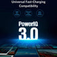 Duo USB-C car charger with dual ports, compact design, and PowerIQ 3.0 for fast charging multiple devices safely in car.