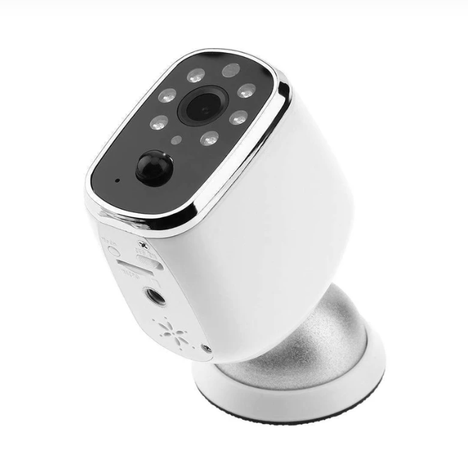 Battery powered WiFi wireless surveillance camera with 1080p resolution and two-way audio