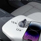 Compact 67W Car Charger with dual USB-C and USB-A ports for simultaneous high-speed charging and advanced safety features