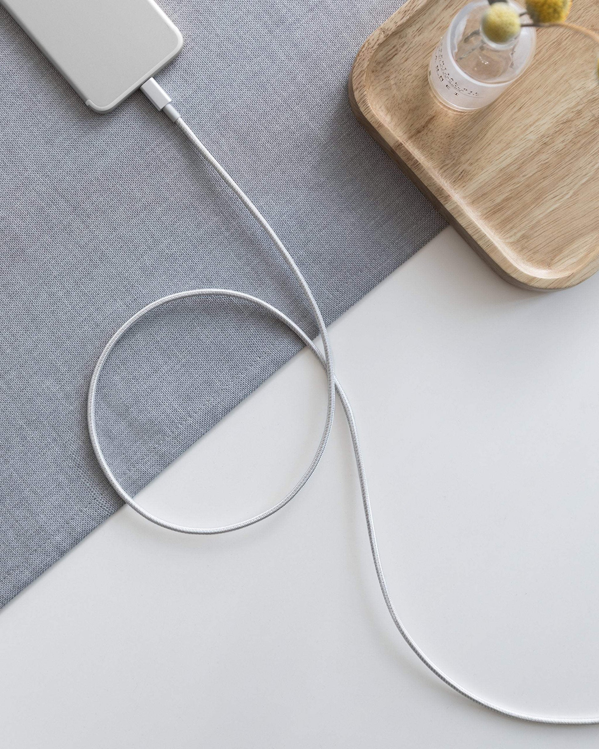 Anker USB-C to Lightning Cable with nylon exterior and fast charging for iPhone