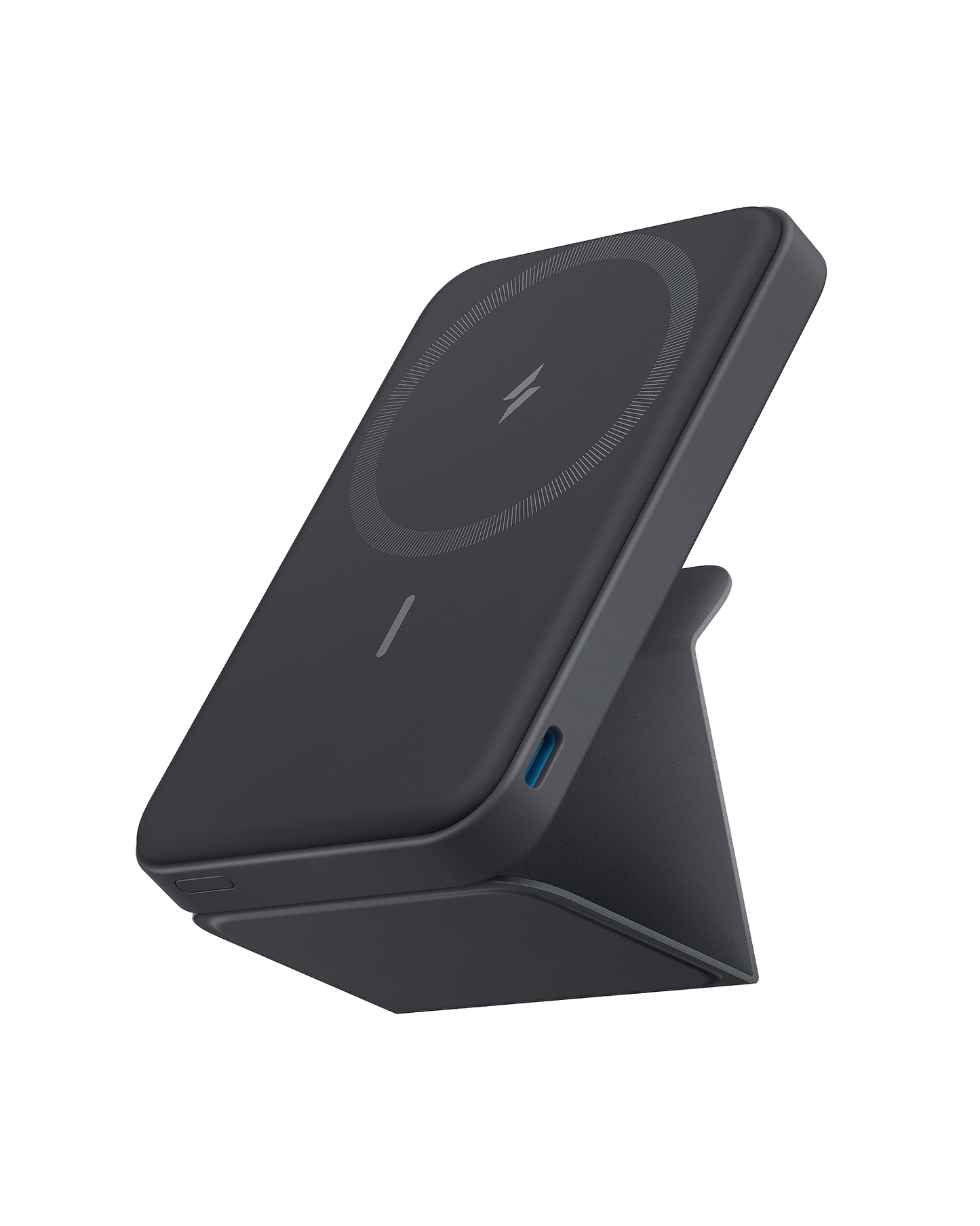 Anker 622 Magnetic Battery with foldable kickstand for iPhone 14/13/12, slim magnetic charger and USB-C cable