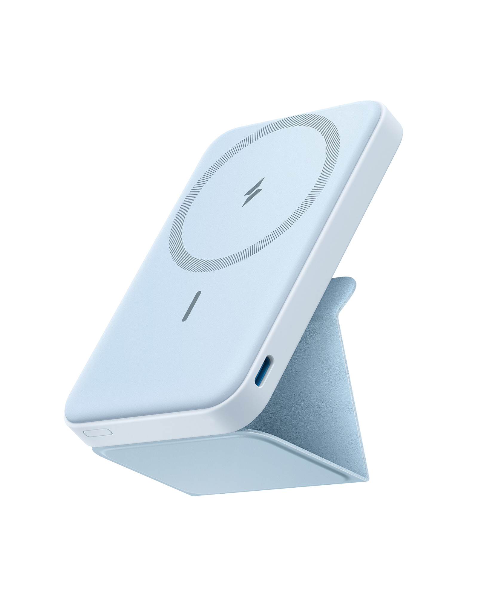 Anker 622 Magnetic Battery with foldable kickstand and strong magnetic alignment for iPhone 14/13/12 slim compact design