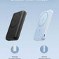 Anker 622 Magnetic Battery with foldable kickstand for iPhone 14/13/12, slim design, strong magnetic alignment, and USB-C charging cable