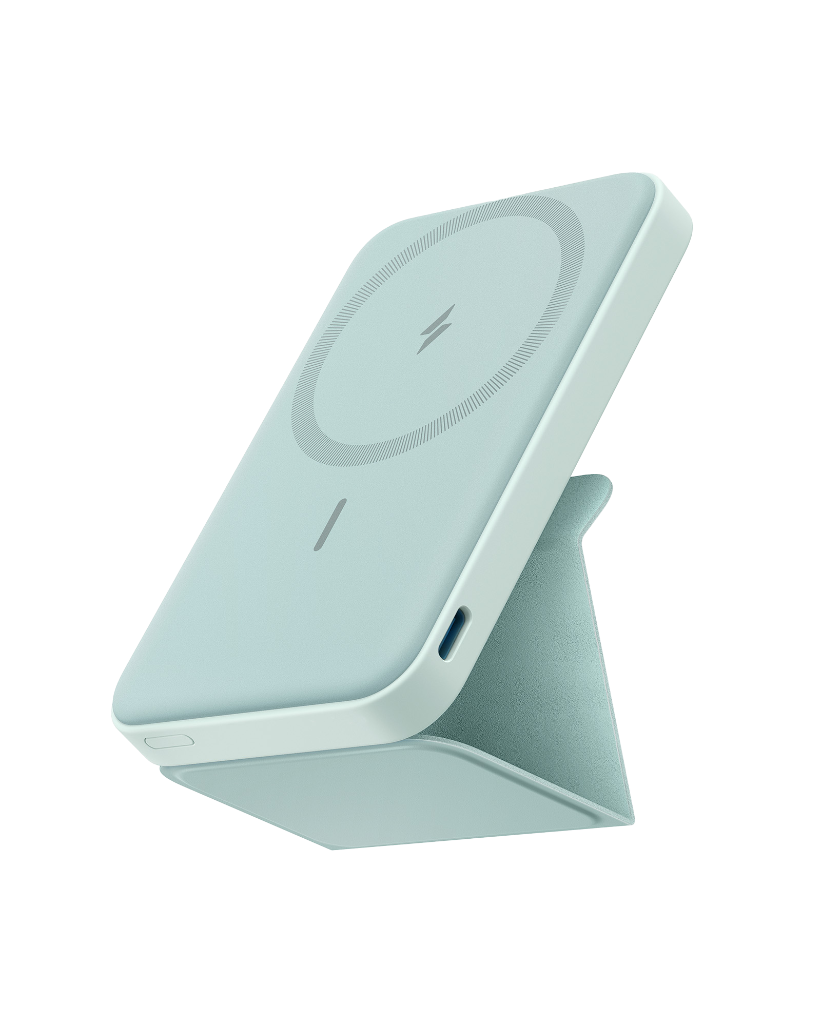Anker 622 Magnetic Battery with foldable kickstand and strong magnetic alignment for iPhone charging