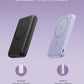 Anker 622 Magnetic Battery with foldable kickstand attached to iPhone for hands-free use and efficient magnetic charging