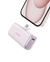 Compact power bank with two USB-C ports and foldable connector for high-speed 22.5W charging