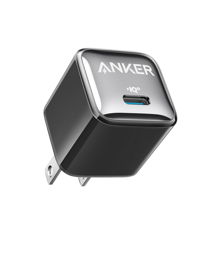 Compact Anker Nano Charger 20W USB-C fast charging adapter with advanced safety features