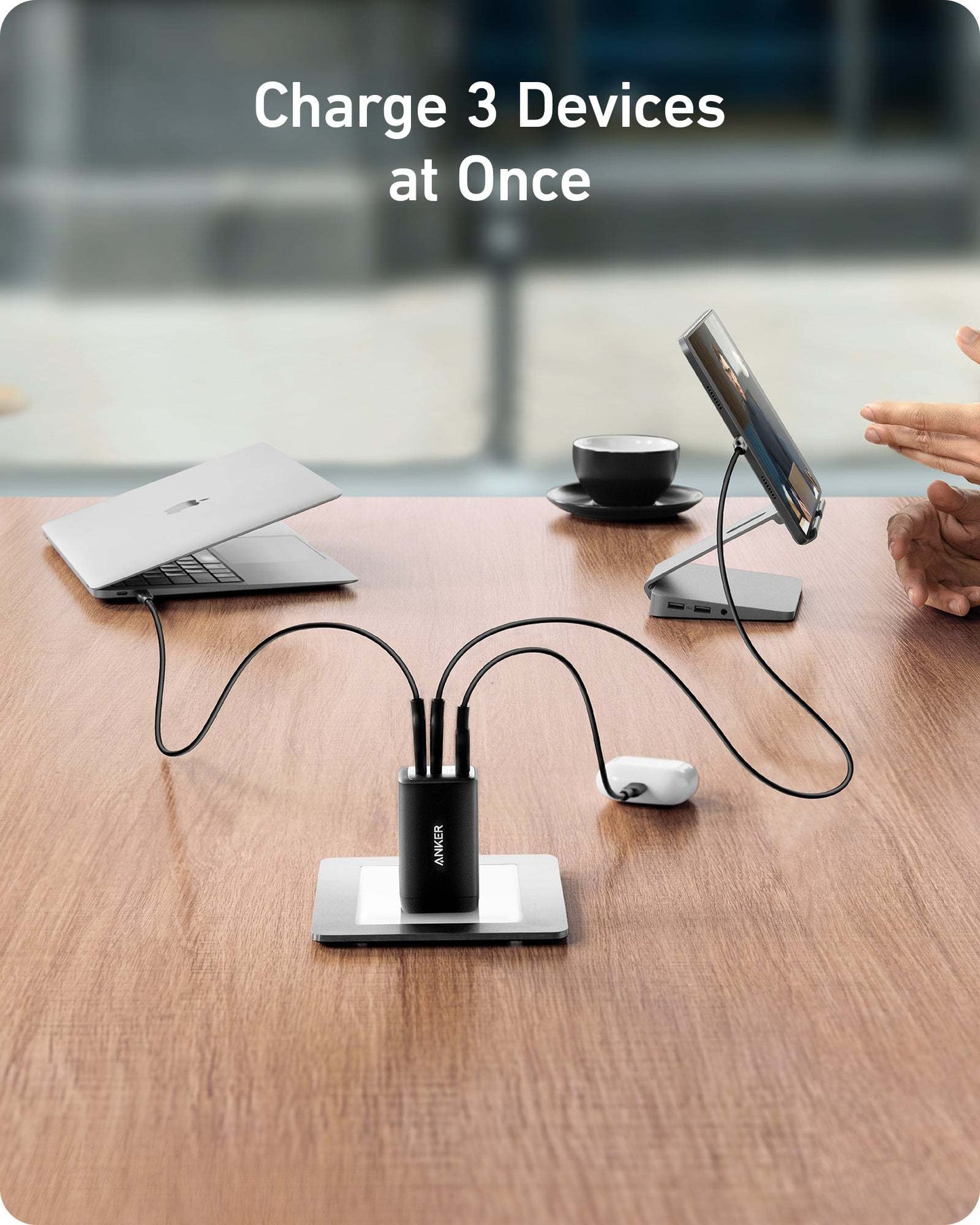 Anker 735 Nano II 65W charger plug compact fast charging USB-C device