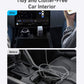 Anker Nano 75W Car Charger with dual USB-C ports and retractable cable in car interior
