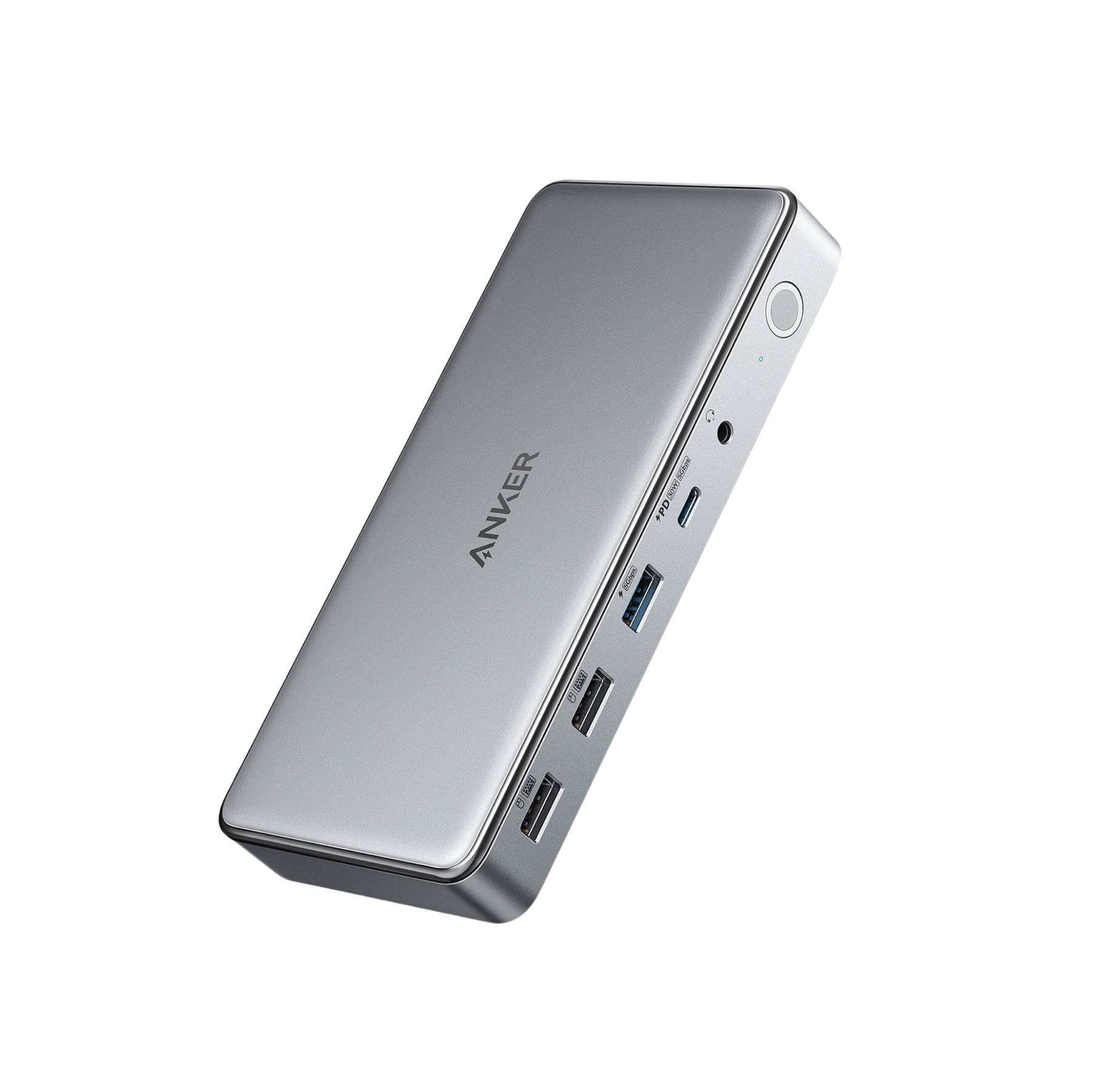 USB-C Docking Station 10-in-1 with multiple HDMI, USB, Ethernet ports and 100W charging capability