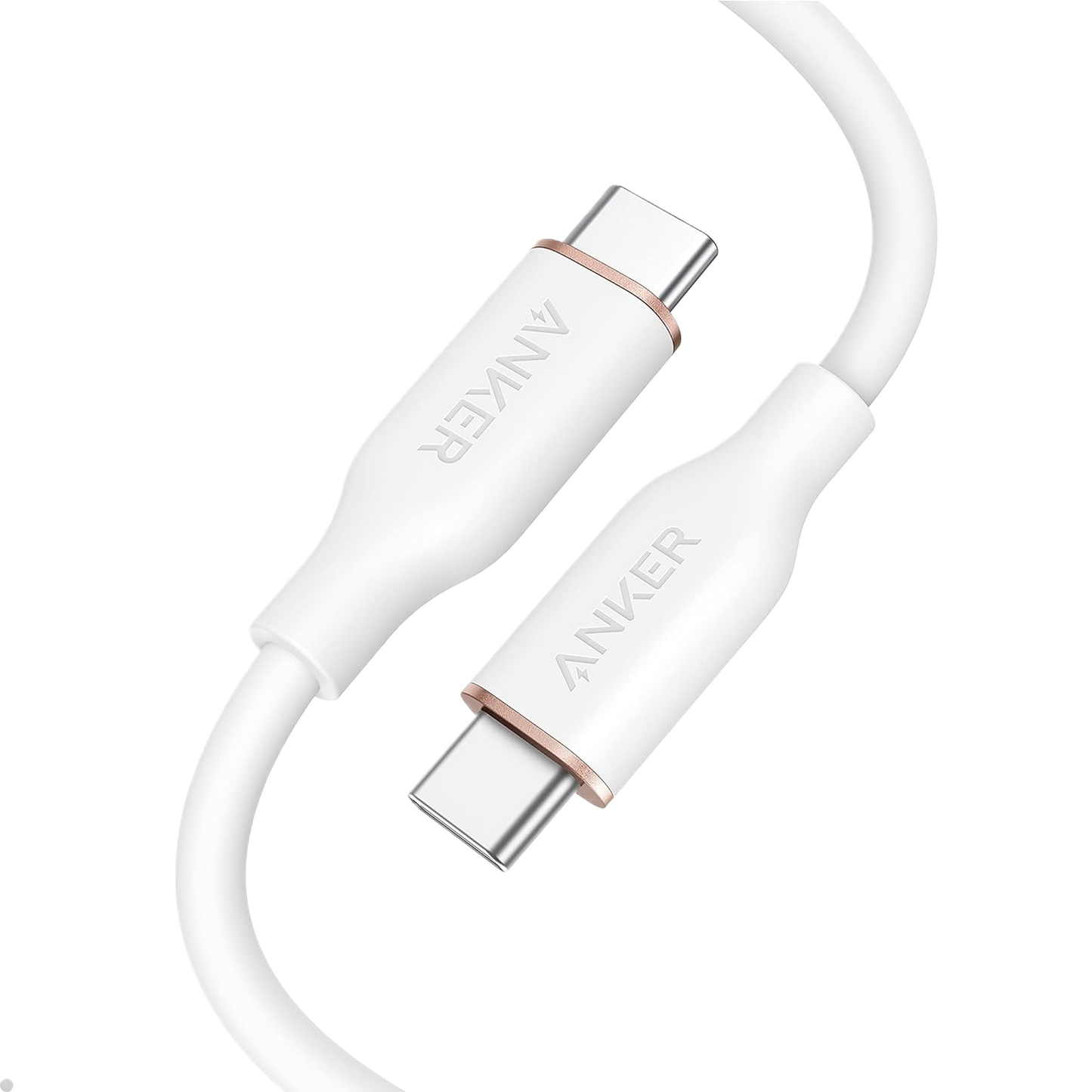 Anker 643 USB-C to USB-C silicone cable with soft touch and 100W fast charging