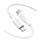 Anker USB-C to USB-C Cable with soft silicone finish, durable 25,000-bend lifespan, tangle-free design, and 100W fast charging support