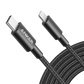 Anker USB-C to Lightning Cable with nylon exterior and fast charging for iPhone