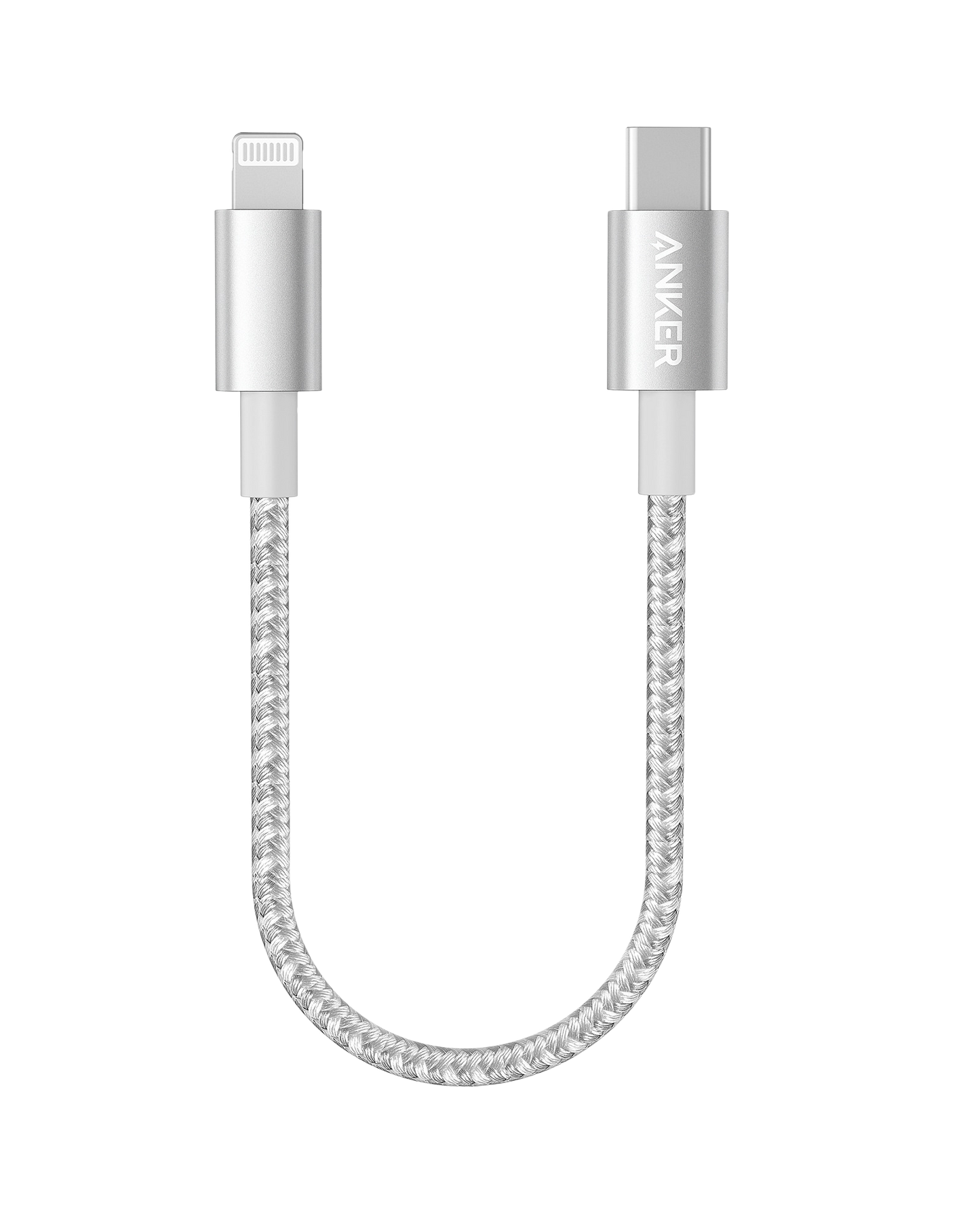Anker USB-C to Lightning Cable with nylon exterior and fast charging compatibility