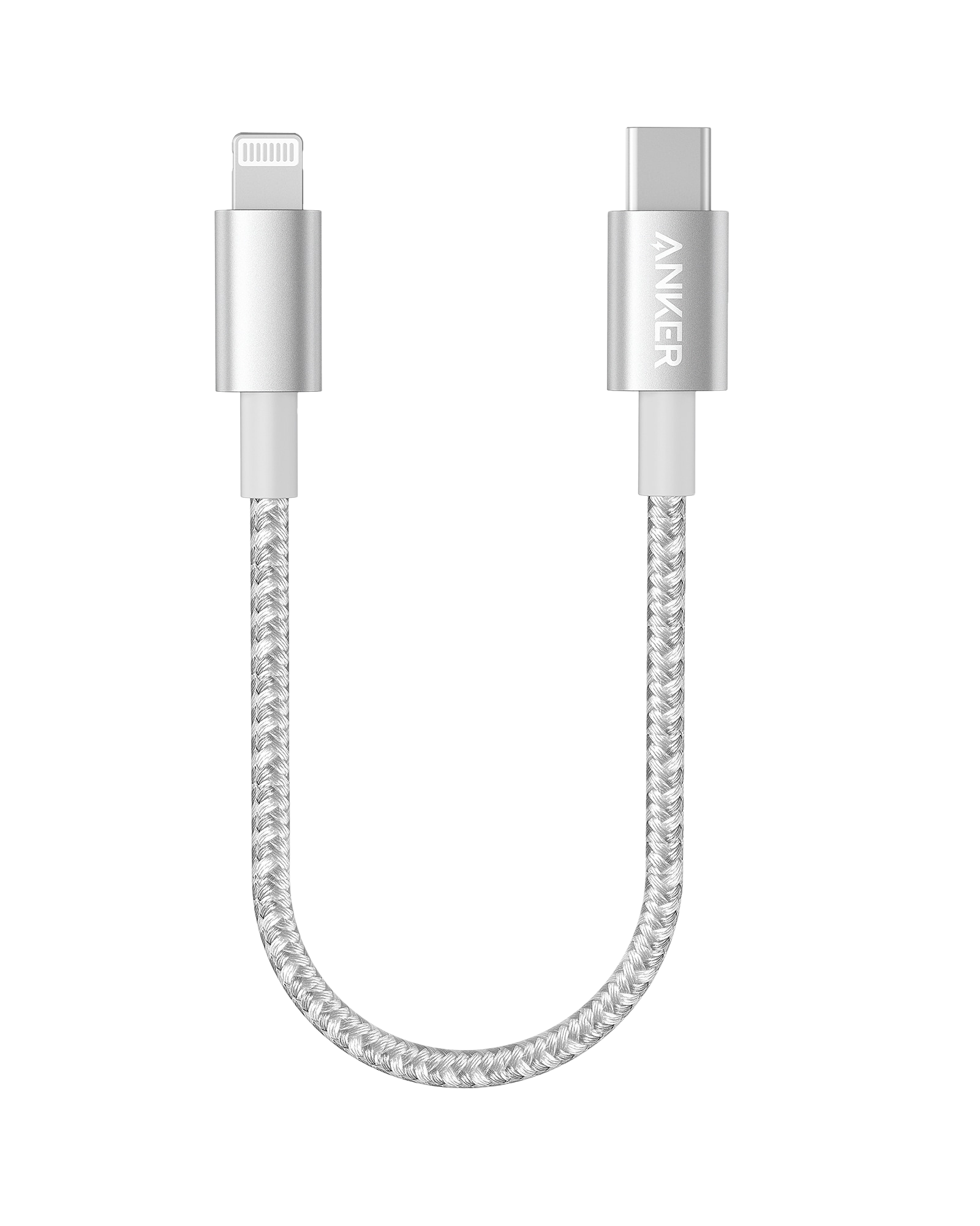 Anker USB-C to Lightning Cable with nylon exterior and fast charging compatibility