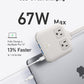 Anker Nano Charging Station 6-in-1 with 67W power, slim design, and multiple USB-C, USB-A, and AC ports