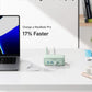 Anker 525 Charging Station with 3 AC outlets, 2 USB-C, 2 USB-A ports, ActiveShield 2.0 technology for safe fast charging of multiple devices.