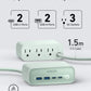 Anker 525 Charging Station with 3 AC outlets, 2 USB-C, and 2 USB-A ports for fast, multi-device charging and enhanced safety features