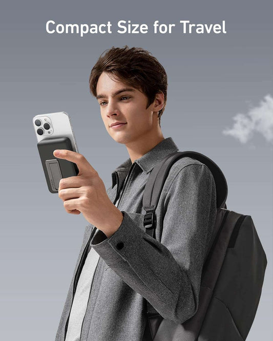 Anker 633 Magnetic Battery with foldable stand and wireless charging for iPhone