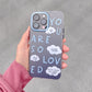 Blue You Are So Loved Frosted iPhone case with Bible verse and protective design