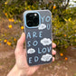 Blue You Are So Loved Frosted iPhone case with soft hand-feel and impact protection