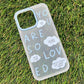 Blue You Are So Loved Frosted iPhone case with protective impact design and wireless charging compatibility