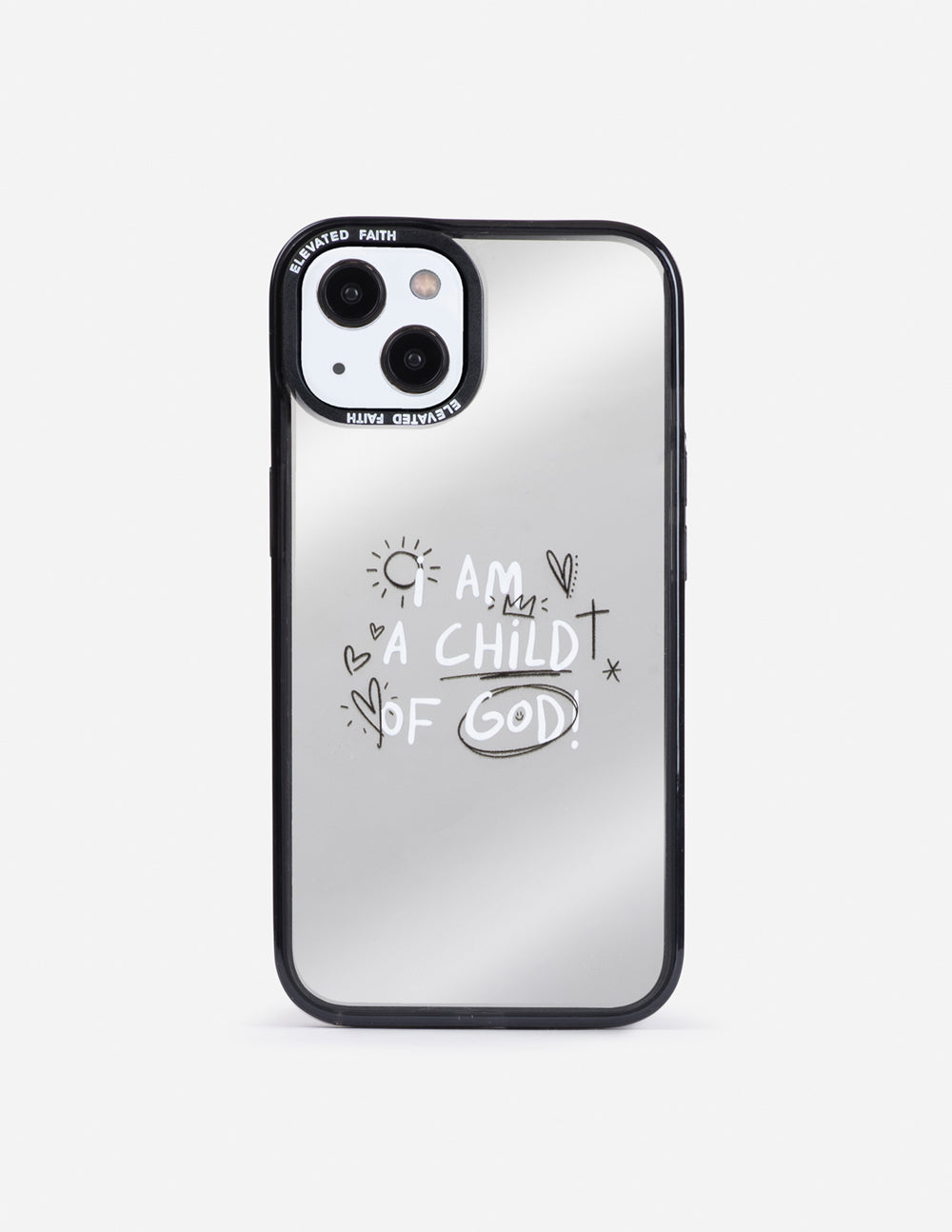 Child of God Mirror iPhone case with scripture and protective design