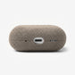 Handcrafted Italian Alcantara AirPods Pro Case with shock-absorbing protection and MagSafe compatibility