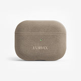 Handcrafted Italian Alcantara AirPods Pro Case with shock-absorbing, water-resistant, MagSafe-compatible design