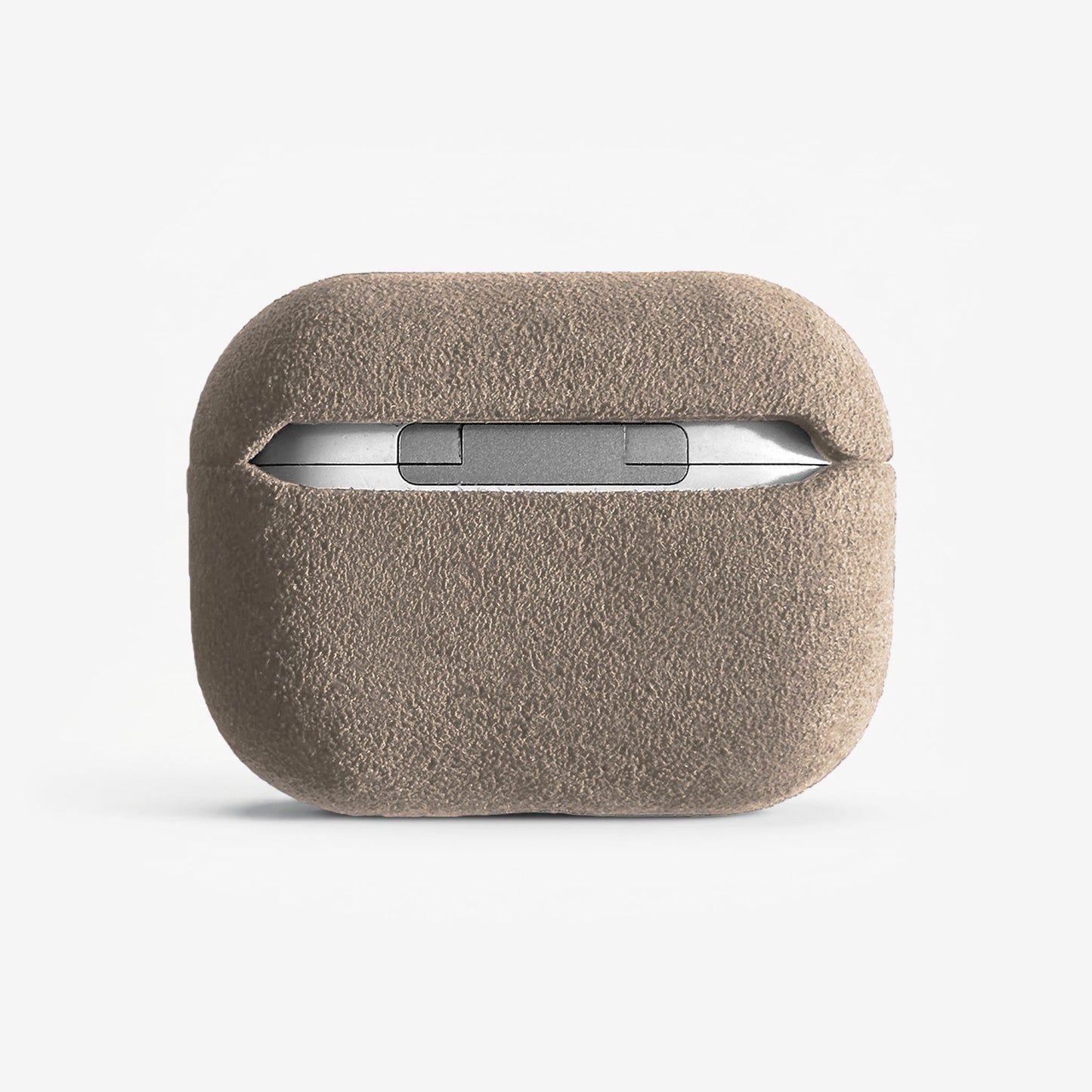 Handcrafted Italian Alcantara AirPods Pro Case with shock-absorbing, water and stain-resistant features and MagSafe compatibility