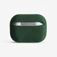 Handcrafted Italian Alcantara AirPods Pro Case with shock-absorbing protection and MagSafe compatibility