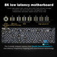Wireless Mechanical Keyboard with 3.0 Screen 3 Knobs Hot-Swappable Silent Switch PBT keycaps