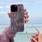 You Are So Loved iPhone case with protective design and inspirational text by Ashlee Bock