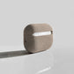 Handcrafted Italian Alcantara AirPods Pro Case with suede texture and MagSafe compatibility