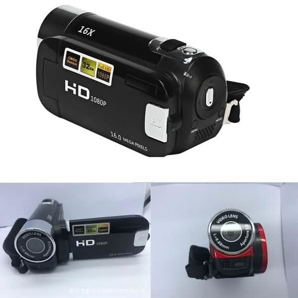 Compact Digital Video Camera Camcorder Full HD with 16MP and advanced CMOS sensor for clear, portable recording