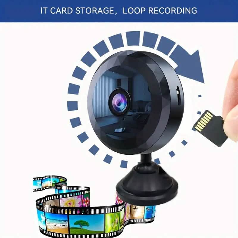 Mini HD 1080P Portable Hidden Camera with night vision and motion detection for discreet home security